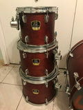 Yamaha Stage Custom 4pc Drum Set kit 22x17,10x9,12x10,14x12 !!
