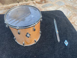 Vintage Gretsch 1970's Natural Finish 16x16 Tom Drum