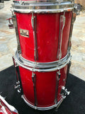 Pearl BLX Birch 6pc SEQUOIA RED LACQ Drum Set kit!!!