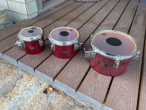 Tama Superstar Cherry 1980's 12 x 11 Tom Drum