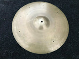 Vintage Zildjian 18" Drum Crash Cymbal with Rivet holes 1430 grams