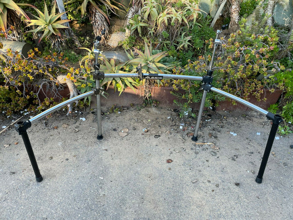 Alesis Strike Pro Rack with Boom Arms and a clamp