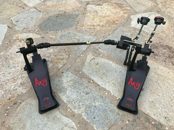 Axis A Longboard black Double Bass Drum Pedals !! Excellent – Blakes Drum Shop