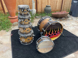 PDP Fs Birch 6pc Drum Set kit tobacco burst