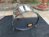 C&C Drum 28 x 14 Chrome Custom shop Bass Drum !!!