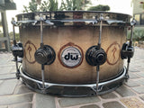 RARE DW Collectors Neil Peart Snakes and Arrows - Birds Eye Maple Snare Drum !