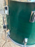VINTAGE TAMA SUPERSTAR AQUA MARING 16x14 Floor Tom Drum - MODDED