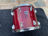 Tama Superstar Cherry 15 x 12 Cherry Tom Drum 80's - Shallow Size