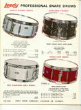 VINTAGE Leedy 60's Aluminum Snare Drum 14x5 !!