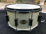 Pork Pie Little Squealer 14x8 Maple Silver Sparkle Snare Drum