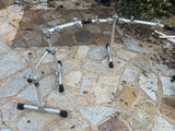 HUGE MONSTER DOUBLE BASS Yamaha Hex Rack Three Sided Drum Rack w/ Clamps hexrack