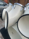 Vintage North Drums 6pc Drum Set kit - White Finish