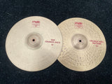 Paiste 2002 14" hi hat CRUNCH hihat Cymbals Pair