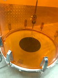 Vintage Ludwig Amber Vistalite 16x16 Floor Tom