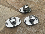 3x  Pack Rogers Swivomatic Floor Tom Leg Mount L-Cymbal Holder 60s Cleveland Era