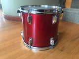 Tama Superstar CAR CANDY APPLE RED  1980's 12x11  Tom Drum