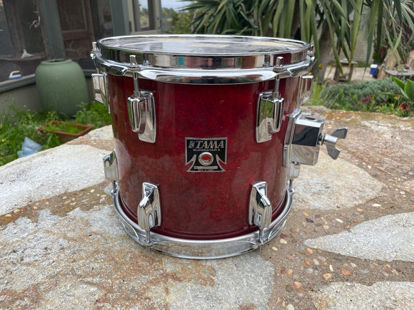 Tama Superstar Cherry 10x9 Cherry Tom Drum 80's