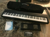 Yamaha P-71B 88-Key Digital Piano w/ Sustain Pedal,Power Supply w/case + stand