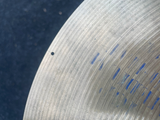 Paiste formula 602 Blue Label medium 14" hihat hi hat Cymbals -Top Crack Repair