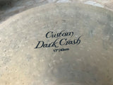 Zildjian 17" K Custom Dark Crash Cymbal