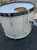 C&C Custom Drums 3pc Drum Set kit Keller Shells C & C Drums 24x18, 13x9, 16x14