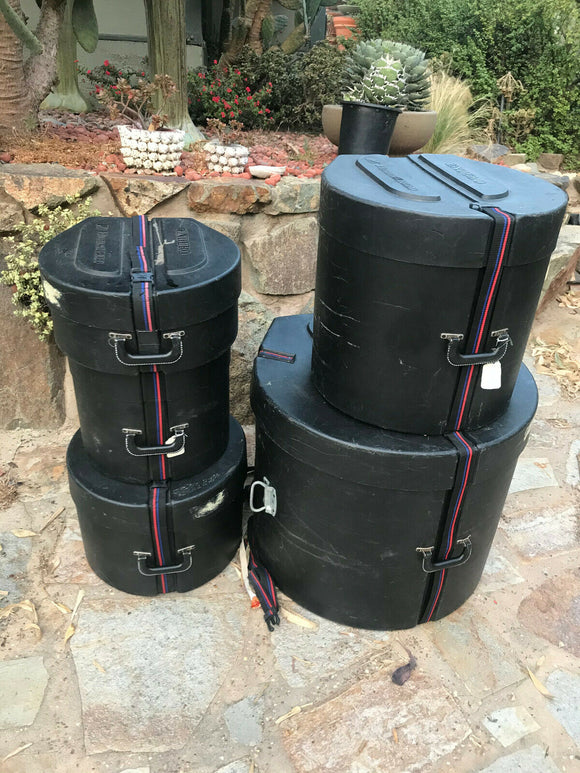 Humes and Berg Hard drum cases 24x20,12x11,14x12,16x16,14x6.5