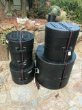 Humes and Berg Hard drum cases 24x20,12x11,14x12,16x16,14x6.5