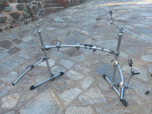 PDP by DW Chrome Plated Drum and Cymbal Rack Package