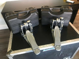 TWO SINGLE Tama Speed Cobra 910 single Bass Drum Pedals w/ Case