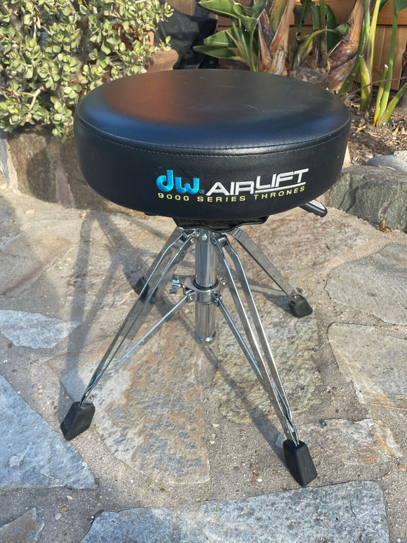DW 9000 Series Drum Throne - Round Seat - Air Lift