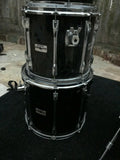 Yamaha Recording Custom 5pc Drum Set kit BLACK 22x16,10x10,12x10,14x12,16x14