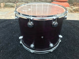 DW 16 x 13 hanging Tom Drum purple Satin