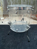 Tama Starclassic Mirage Clear 18x18  Floor Tom Drum