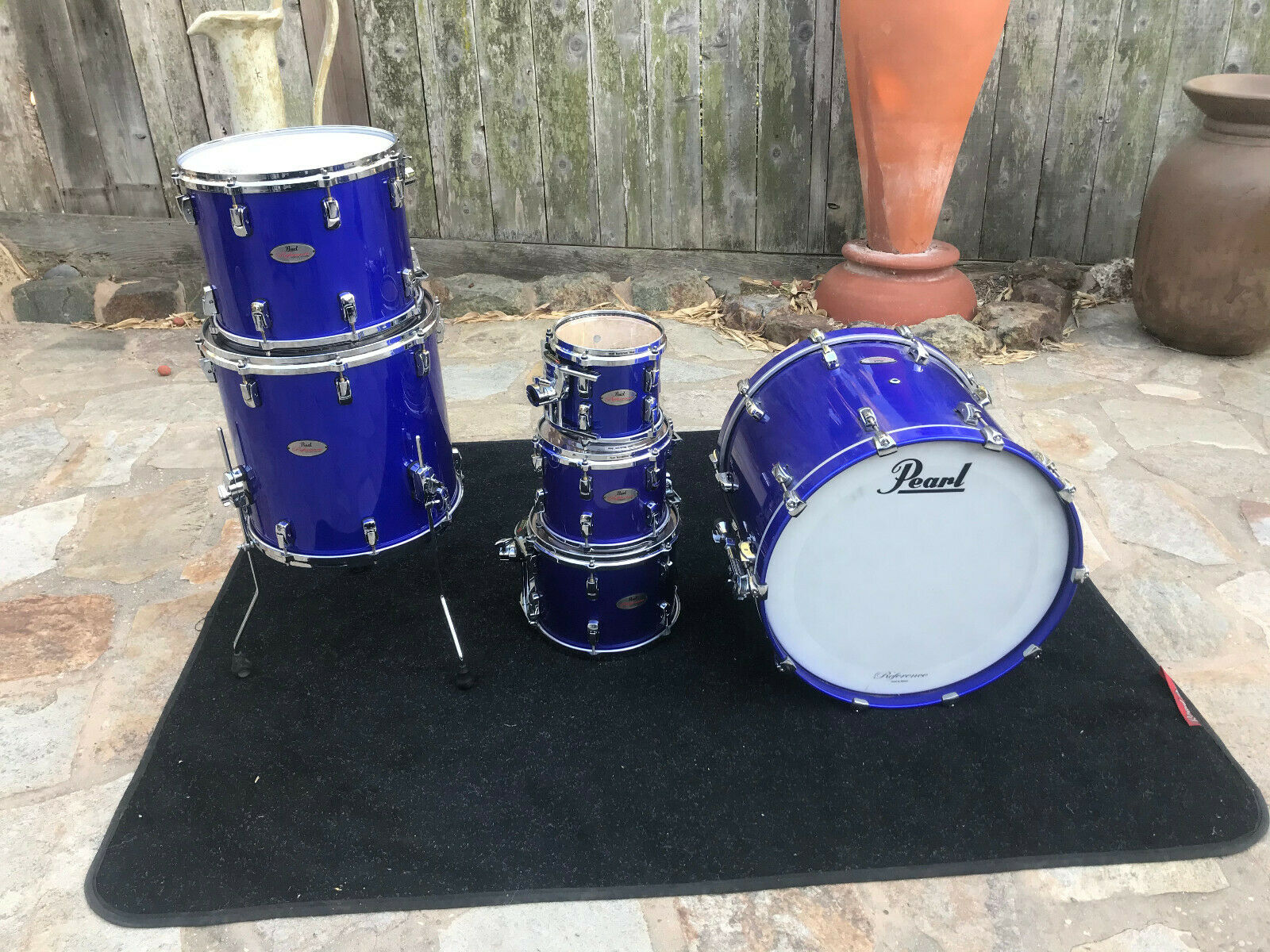 Blue 6pc Drum Set kit – Blakes Drum ShopBlue 6pc Drum Set kit – Blakes Drum Shop  