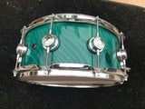 DW Collectors Green Spider Pine 14 x 6 Snare Drum!!!