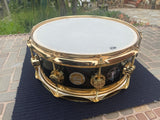 DW Collector's Series R30 "Starman" Neil Peart Rush 6x14 Edge Snare drum !!!