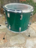 VINTAGE TAMA SUPERSTAR AQUA MARING 16x14 Floor Tom Drum