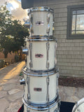 Yamaha Recording Custom 6pc Drum Set kit - White