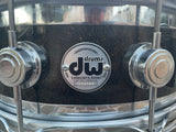 DW Collector's Maple Edge snare 14x6 Black Sparkle