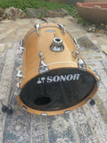 3pc Sonor Select Force Jungle Bop Kit Maple Natural Finish 16.16, 10.8, 14.12