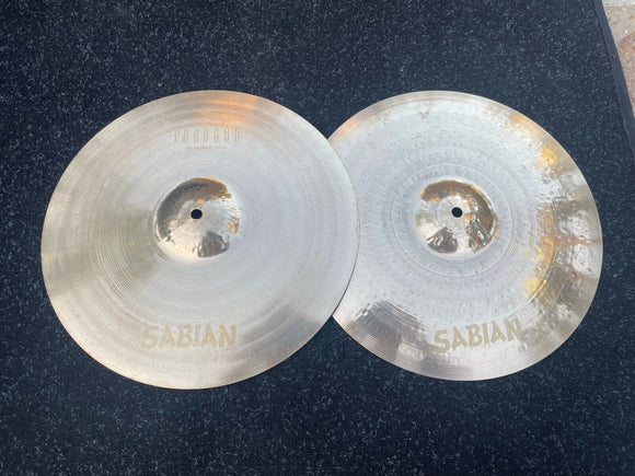 Sabian Neil Peart Paragon Hi-Hats hihat Cymbals PAIR 15