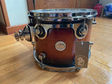 DW Design Series 12x9 Tobacco Fade Tom Drum Excellent