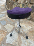 TAMA 1st Chair Glide Rider HYDRAULIX Drum Throne With Cloth Top Seat Purple