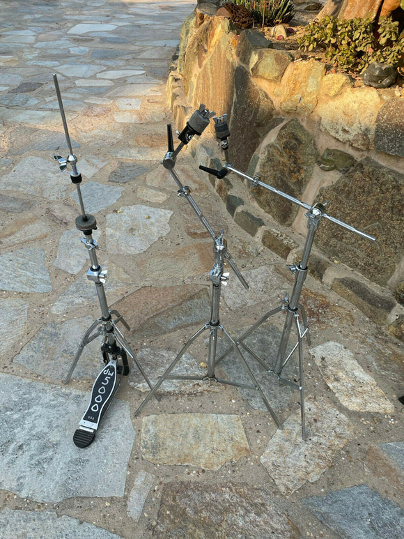DW 5000 Older Model Single Braced Boom and Hihat Stand (3 Pack)