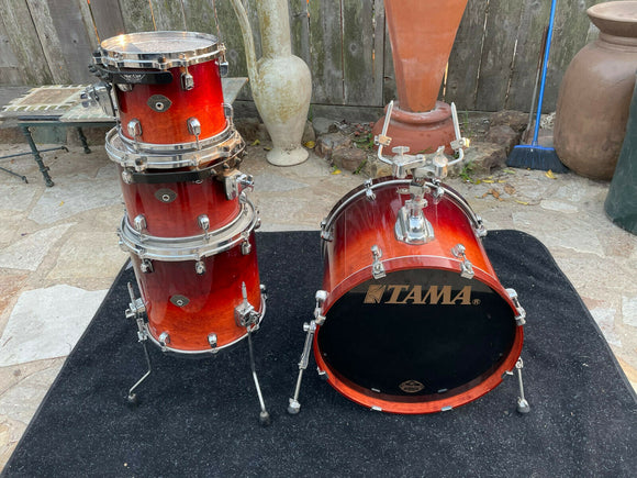 Tama Starclassic Performer Birch 4pc Drum Set kit - Cherry Fade