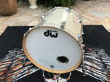 DW COLLECTORS 22 x 20 DEEP BASS DRUM IN Broken Glass!!! Gold badge