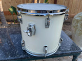 Tama Superstar WHITE 1980's 13 x 12 Tom Drum - EXCELLENT