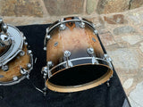 DW Collectors 5pc Exotic MAPA BURL Drum Set kit !!