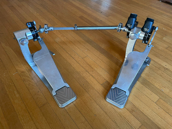 Trick Pro 1-V Direct Drive Double Bass Drum Pedal 2012-2015 Silver