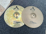 Zildjian 14" A Custom Hihat Hi hat Drum Cymbals pair